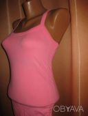 Платье майка спортивное, розовое, Португалия, XS/S, км0805