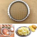 Салаторезка яйцерезка металлическая усиленная для нарезки кубиками яиц