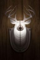 Светильник голова оленя (head of a deer lamp)