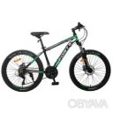 Велосипед Forte Warrior МТВ 24&quot;/13&quot; чорно-зелений