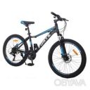 Велосипед Forte Warrior МТВ 24&quot;/13&quot; синьо-чорний