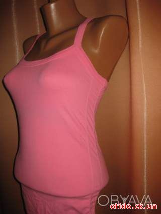 Платье майка спортивное, розовое, Португалия, XS/S, км0805