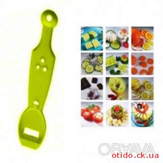 Кулинарный нож для карвинга и декоративной нарезки фруктов и овощей для