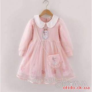 Красивое детское платье для девочки 140