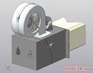 Пеллетная горелка 25 кВт - 100кВт с подвижными колосниками
