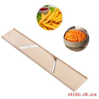 Шинковка для корейской морковки и картошки фри с двумя лезвиями 2 в 1