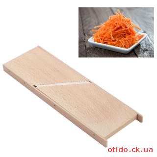 Терка широкая универсальная деревянная для овощей по-корейски Wood&