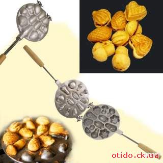 Форма для выпечки орешков и печенья с начинкой орешница «Лесное
