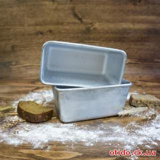 Форма хлебная для выпечки маленьких буханок хлеба и кексов Л12 алюмини