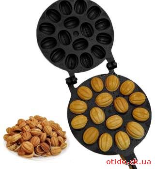 Форма для выпечки орешков Орешница с антипригарным / тефлоновым покрыт