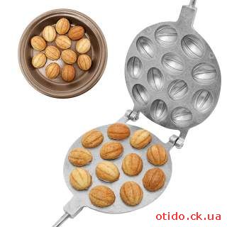Форма для выпечки крупных орешков Орешница — 12 орехов ХЭАЗ Харь