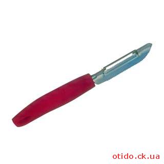 Нож 2в1 экономка овощечистка рыбочистка большой с пластмассовой ручкой