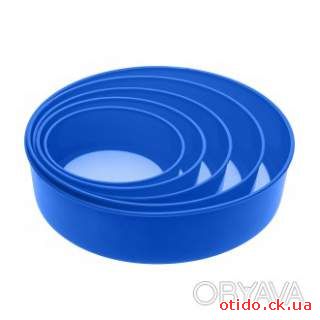Сито пластиковое для муки (набор из 5 шт.) Синий