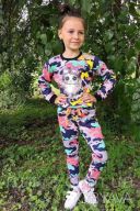 Детский спортивный камуфляжный костюм Лола для девочки 30