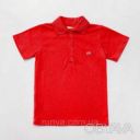 Детская футболка поло для мальчика красная