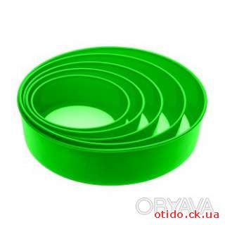 Сито пластиковое для муки (набор из 5 шт.) Салатовый