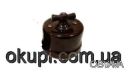 Ретро выключатель BIRONI керамический коричневый Двухклавишный