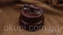 Ретро выключатель накладной поворотный RE &laquo;Paint&raquo; керамический коричневый