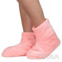 Чуни тапочки женские из меха розовые однотонные 38-39
