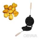 Форма для выпечки орешков орешница ассорти (сердечки, шишки