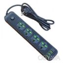 Сетевой удлинитель фильтр Power Socket J02 на 4 розетки + 3 USB 3.4A и 1