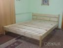 Дерев&#039;яне ліжко Без викрутасів, одне бильце, версія 2.0