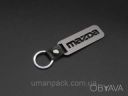 Брелок металевий. Mazda. 10х2, 5см