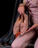 Стильные женские балетки-лодочки в цвете пудра 37 38 рр