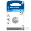 Литиевая батарейка Lithium &quot;таблетка&quot; 1шт/уп blister Westinghouse