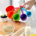 Набор мерных стаканчиков из прочного пластика, 5 штук (250 мл, 125 мл, 80 мл