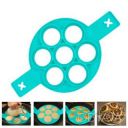 Силиконовая форма для приготовления оладий и яичницы Cake Maker Бирюзовый