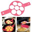 Силиконовая форма для приготовления оладий и яичницы Cake Maker Розовый