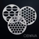 Комплект из 3 форм для лепки пельменей и вареников: круглая пельменница