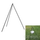 Тренога крашеная туристическая походная складная для подвешивания казана с