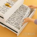 Антибактериальный противоскользящий коврик для холодильника, кухни, полок