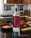 Диспенсер дозатор для масла уксуса соуса стеклянная бутылка с дозатором с