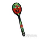 Деревянная расписная ложка 21 см &quot;Хохлома №1&quot;