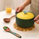 Подставка деревянная под горячее двусторонняя из можжевельника 20х20 см