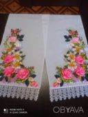 Рушник вишитий стрічками