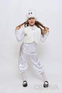 Детский карнавальный костюм &quot;Зайка&quot; белый заяц