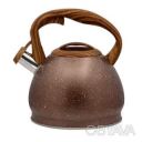 Чайник из нержавеющей стали со свистком и крышкой из бакелита 3 л Zauberg ZB