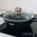 Алюминиевая кастрюля-сотейник Zauberg 4.1 л диаметр 28 см с покрытием под