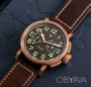 Мужские наручные механические Pilot Chronograph бронза
