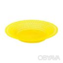 Фруктовница пластиковая круглая тарелка подставка для фруктов &Oslash; 28 см