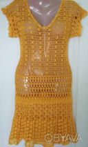 Продам платье.связанное крючком