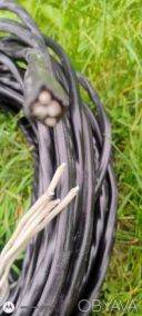 Кабель алюмінієвий чотирьох жильний 4*3мм, 38метрів.Виробництво срср.