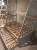 Ліжко 3-х ярусне дерев"яне з матрацами Sofia