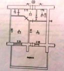 1-кімн. кв., 39 м/кв + лоджия 20 м/кв