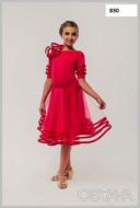 Рейтинговое платье бейсик "Рубин" №830 38