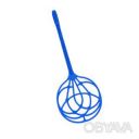 Пластиковая выбивалка для ковров L=55 см Синий